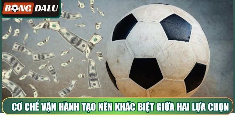 Cơ chế vận hành tạo nên khác biệt giữa hai lựa chọn