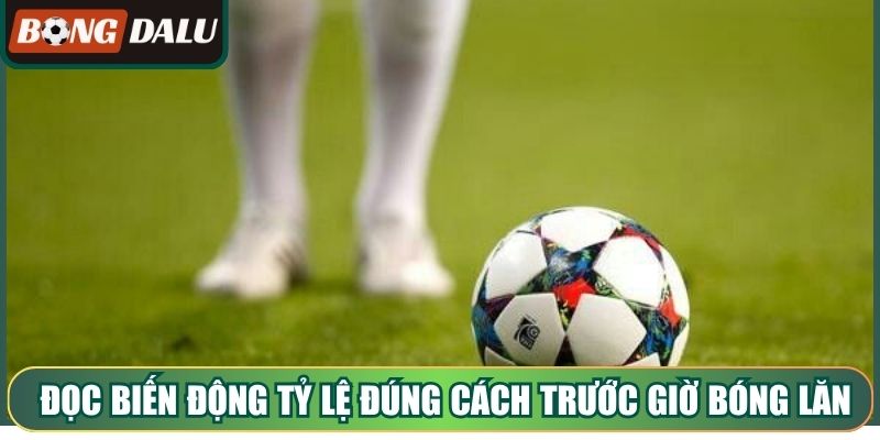 Đọc biến động tỷ lệ đúng cách trước giờ bóng lăn kỹ hơn