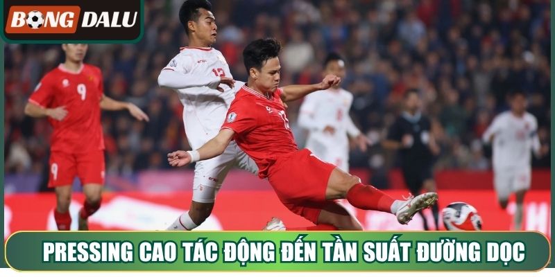 Pressing cao tác động đến tần suất đường dọc